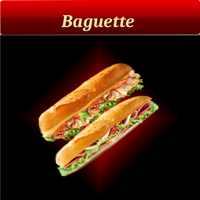 Knusprig überbackene, frisch belegte Baguettes mit Salat und Remoulade bei Emres Grillhaus Halle