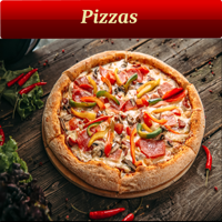 Pizza bestellen Halle, Steinofen Pizza, Pizza Rindersalami, Pizza Truthahnschinken, Emres Grillhaus, Lieferservice Halle Saale, Pizza Margherita