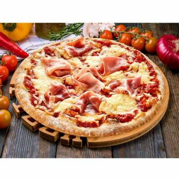 Pizza  Prosciutto mit Schinken, fruchtiger Tomatensauce, Käse