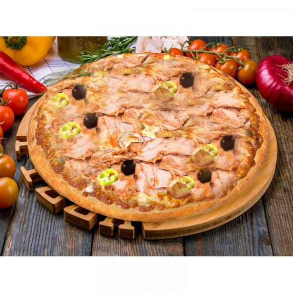 Pizza Ali Baba bestellen | Dönerfleisch, Zwiebeln & Oliven