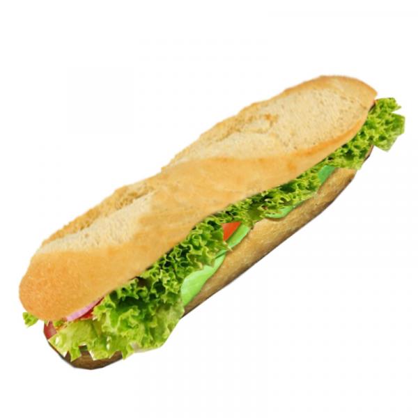 Vegetarisches Baguette mit frischem Salat bestellen | [Asmen Grillhaus]