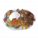 Dönerteller mit Pommes & Salat
